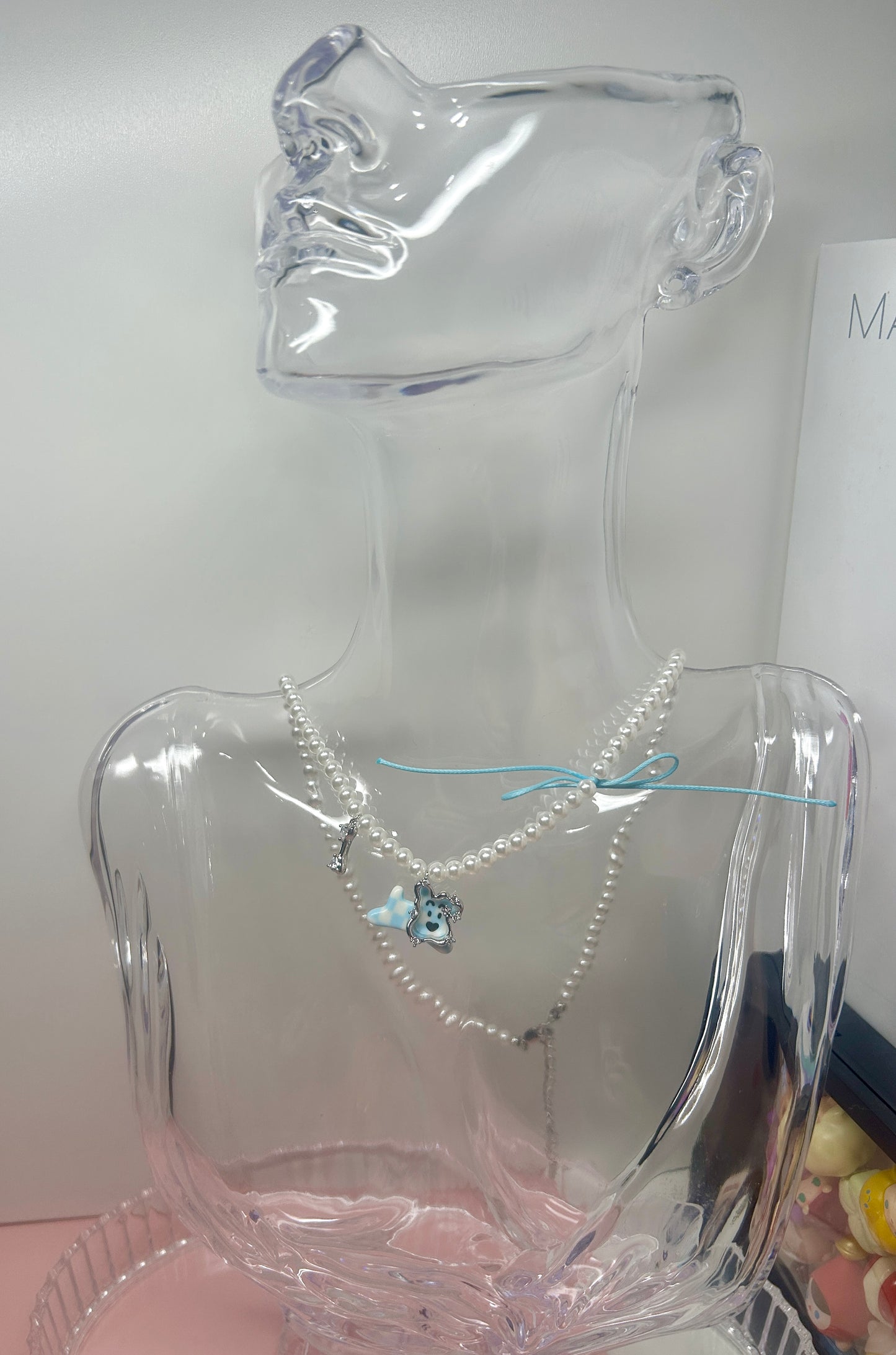 Puppy Pearl Necklace